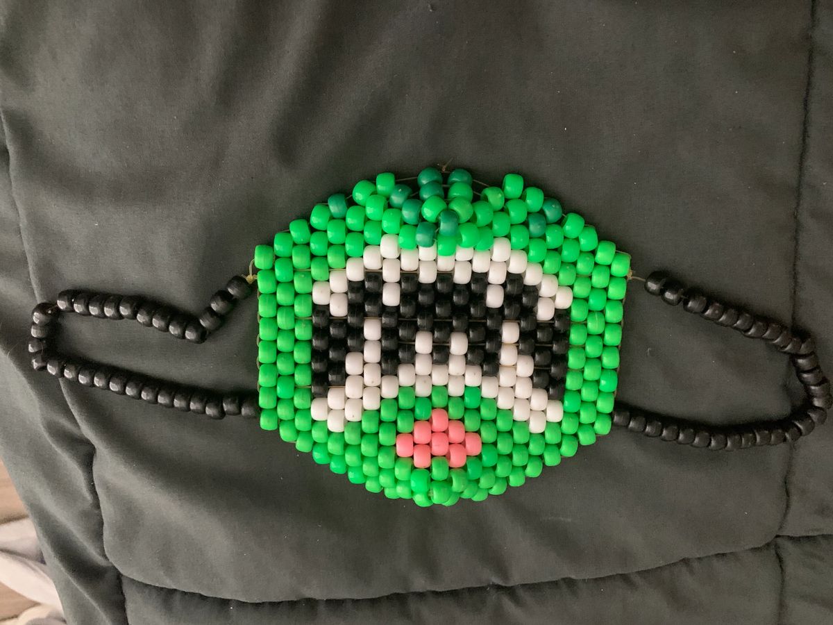 Decorative bead masks
