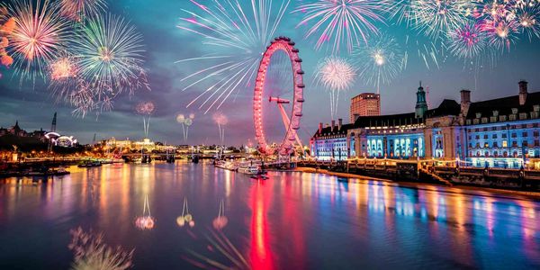 2023 London New Year's Eve Fireworks