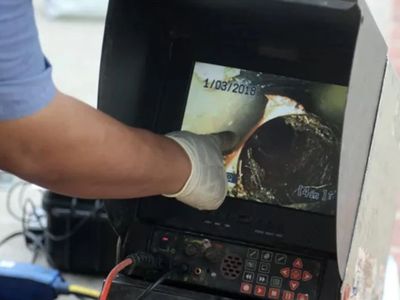 sewer line camera inspection