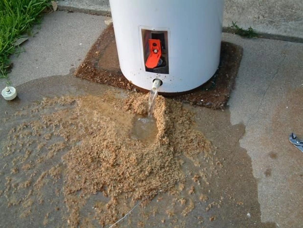 water heater flush