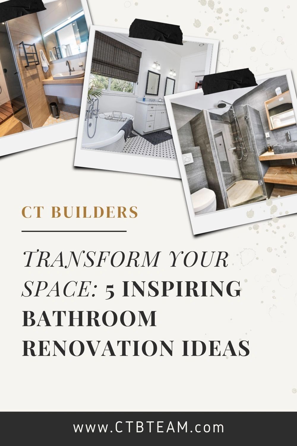 Transform Your Space: 5 Inspiring Bathroom Renovation Ideas