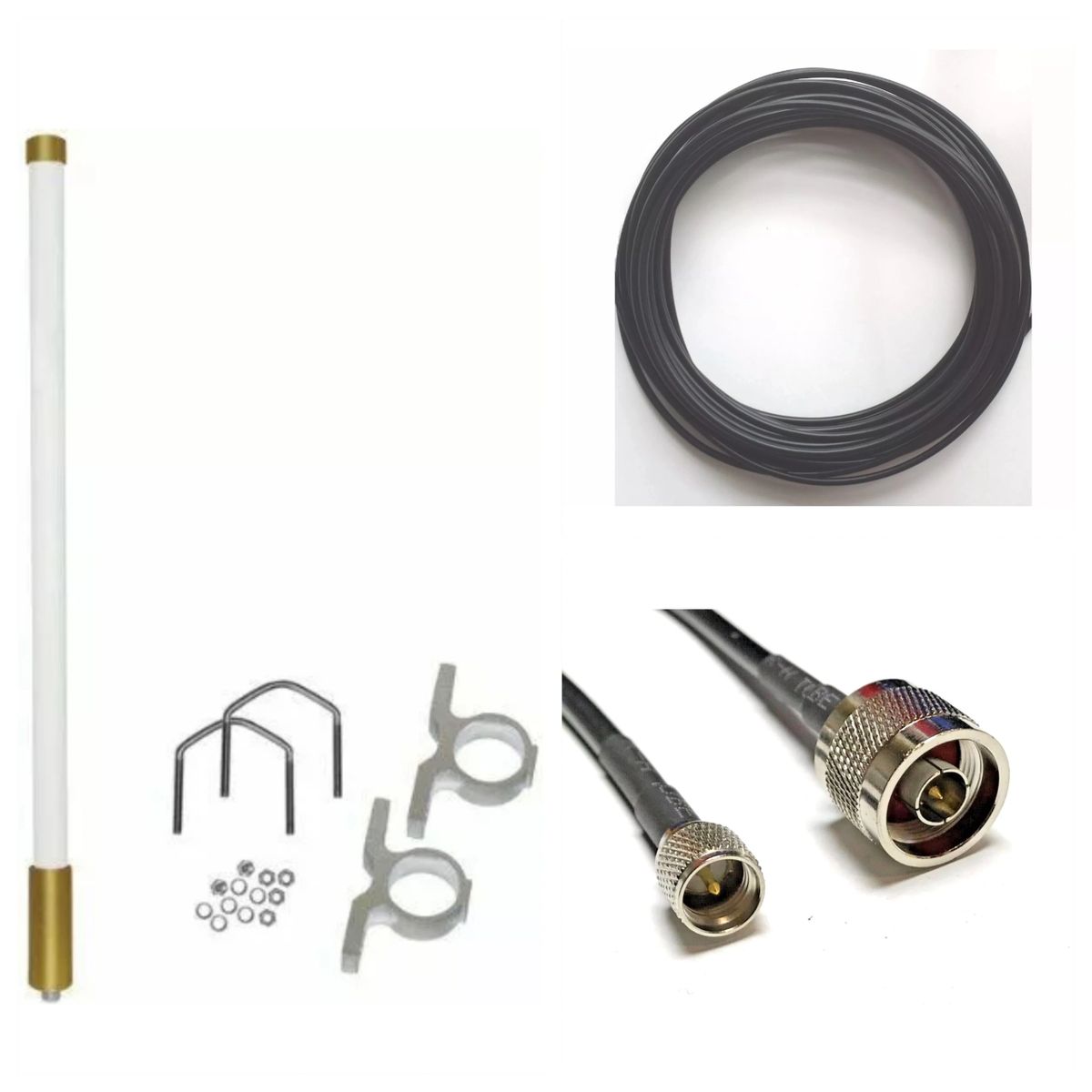 UHF Base Station Antenna Kit with 100 feet Cable