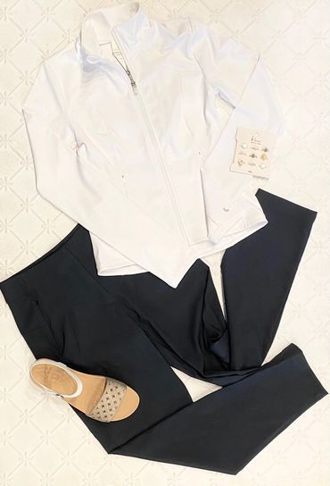 Lole pants, Lole white zip up