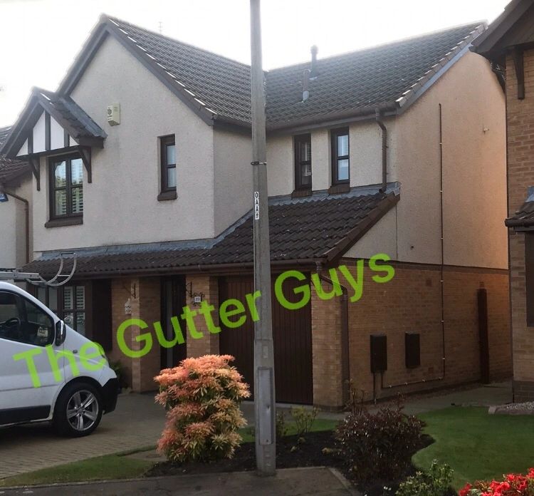 Exterior transformation before pic Edinburgh 