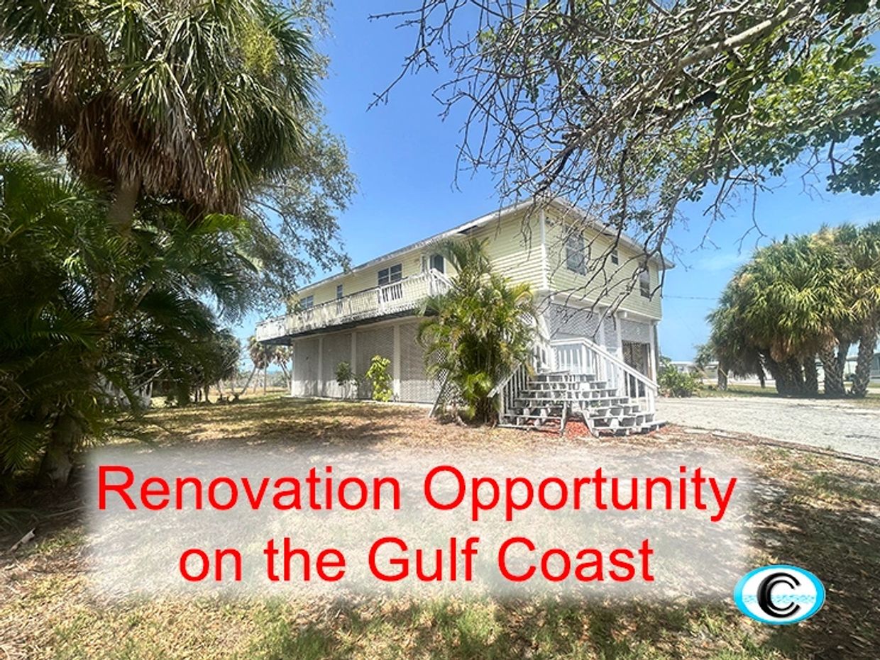Old house for renovation on the Gulf Coast.