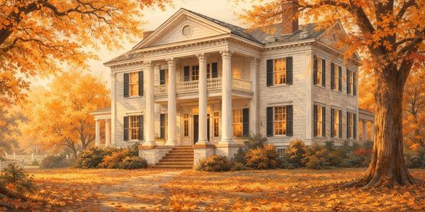 Author Margaret Mitchell reportedly sent a newspaper photo of this house to Hollywood while the movi
