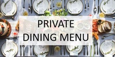 Table set for private dining event.