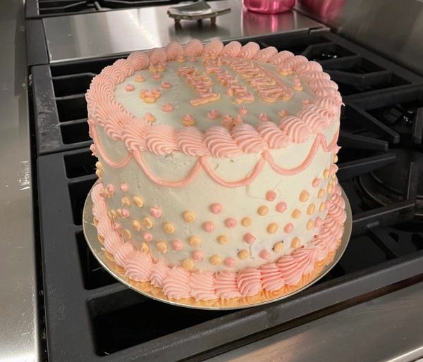 Vanilla Birthday Cake 