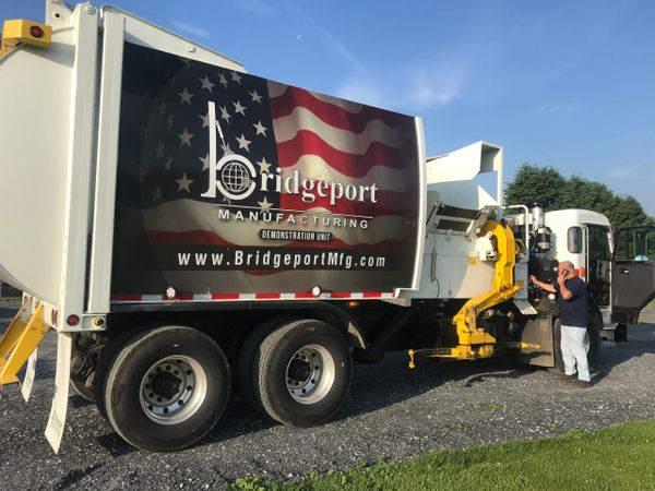Garbage hauler metal fabrication