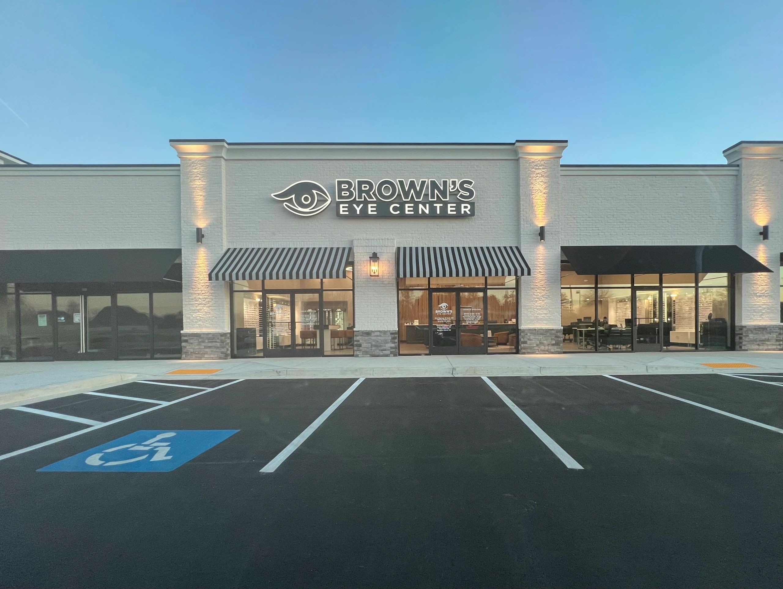 Brown's Eye Center building entrance
