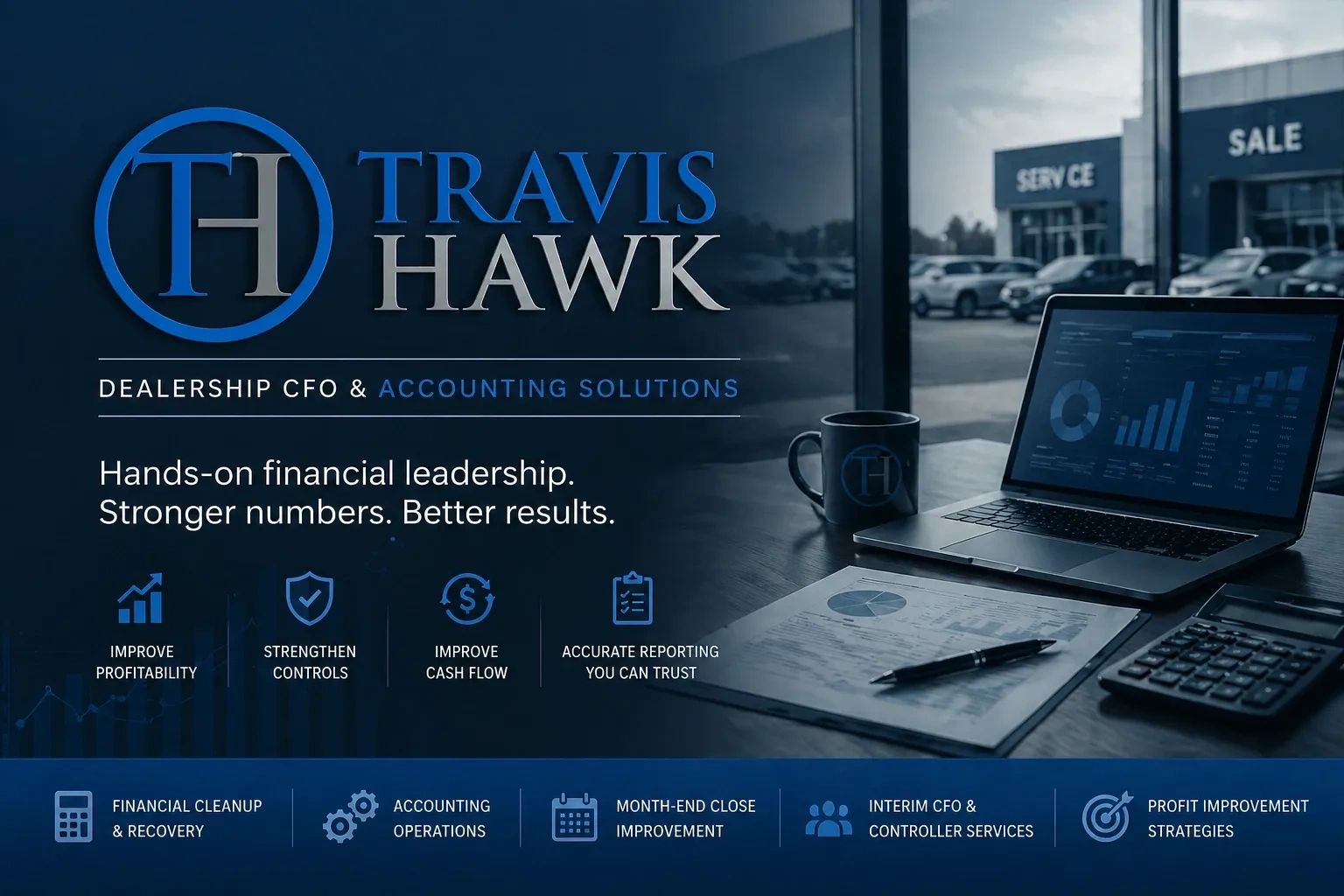 Travis Hawk CFO services for dealerships, accounting & profit growth