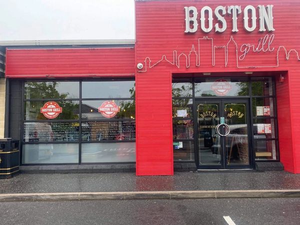 Boston grill in Lisburn, windows cleaned inside and out 