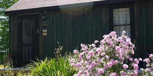 moslon house from door and garden