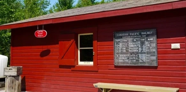 replica petawawa railway station - south side