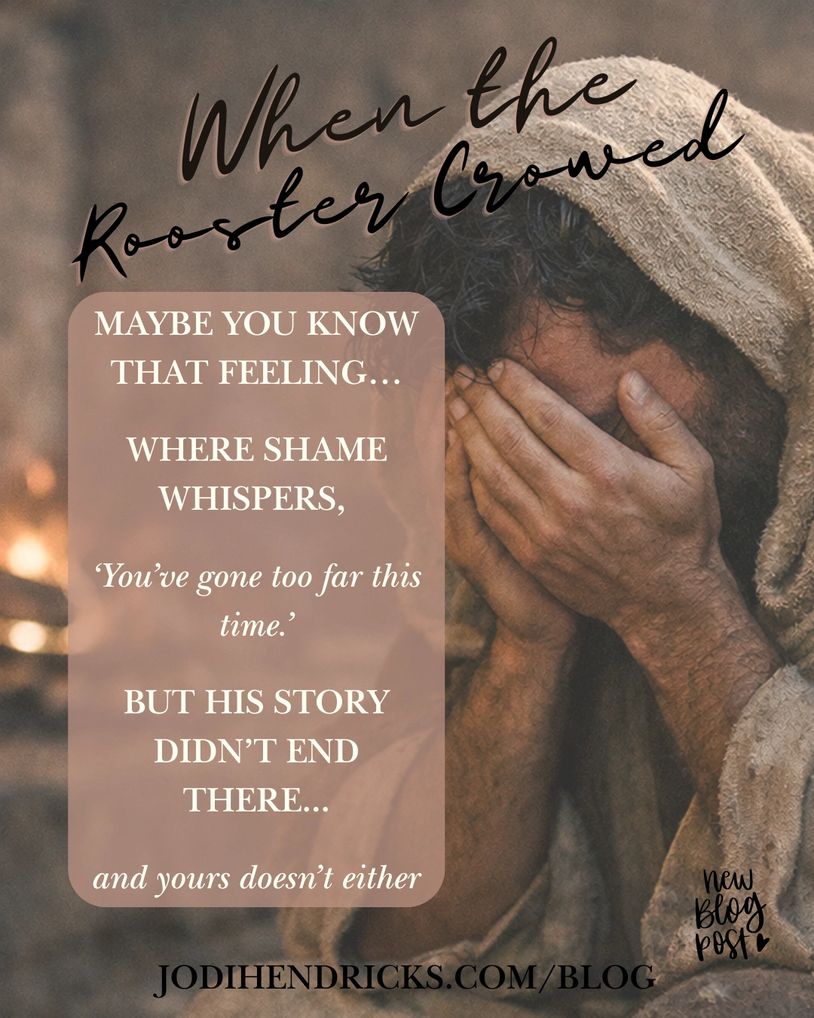 A man in distress with a hopeful message about overcoming shame and finding redemption.