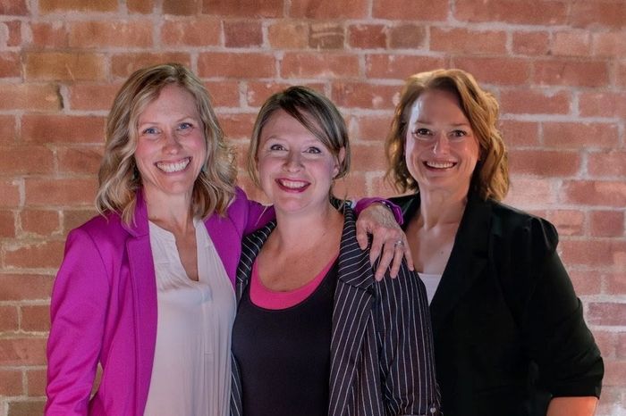 Left to right: Rebecca Ruuska (PT), Ashley Steckle Klunder (PT), Sherri-lyn Moore (owner/PT) 