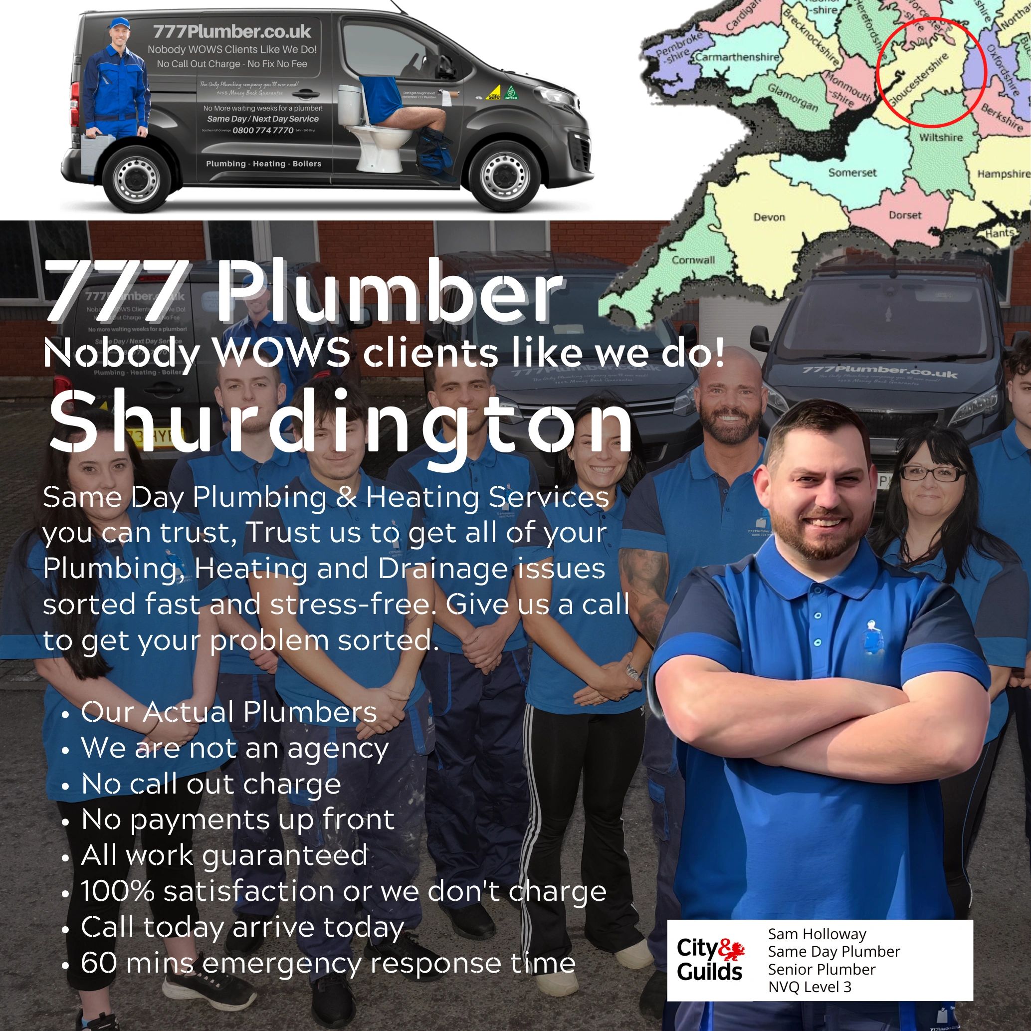 777 Plumber in Shurdington