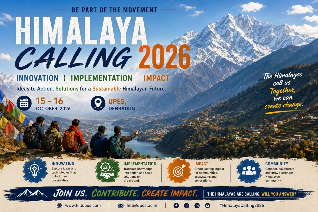 Himalaya Calling 2026 event promoting innovation, implementation, and impact in the Himalayas.