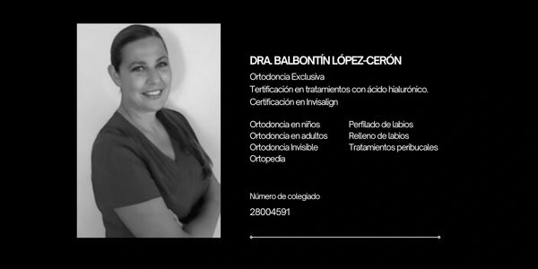 Doctora María José Balbontín López Cerón. Ortodoncia exclusiva y certificación Excelencia Invisalign