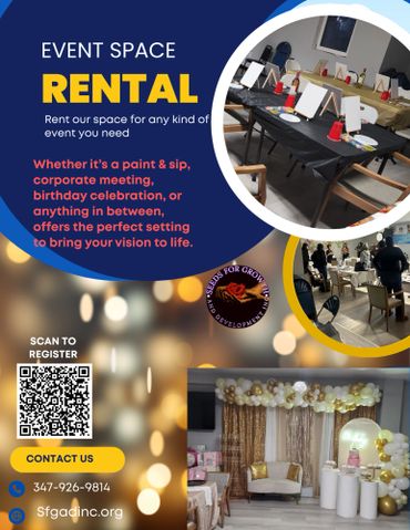 Event space rental for meetings, parties, and celebrations with elegant decor.