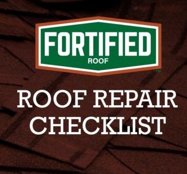 Fortified Roof Repair Checklist