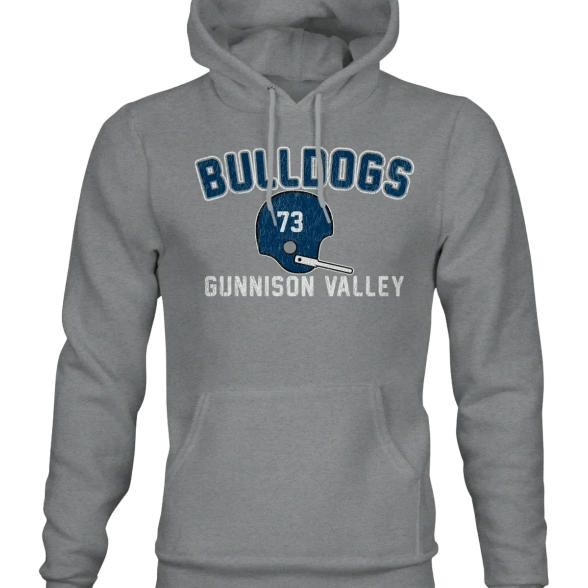 GV Art and Design Buffalo Football Retro Pattern Hooded Sweatshirt XLarge