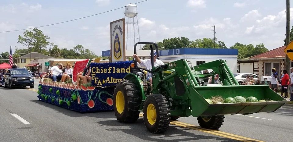 2021 Chiefland Watermelon Festival Parade Route