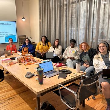 Diverse individuals at strategic planning session