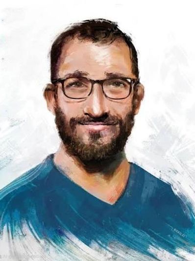 A portrait of Alex Pretti by artist Nikkolas Smith.