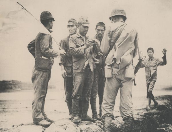 Japanese Surrendering to American Solders in the Philippines (1945) 