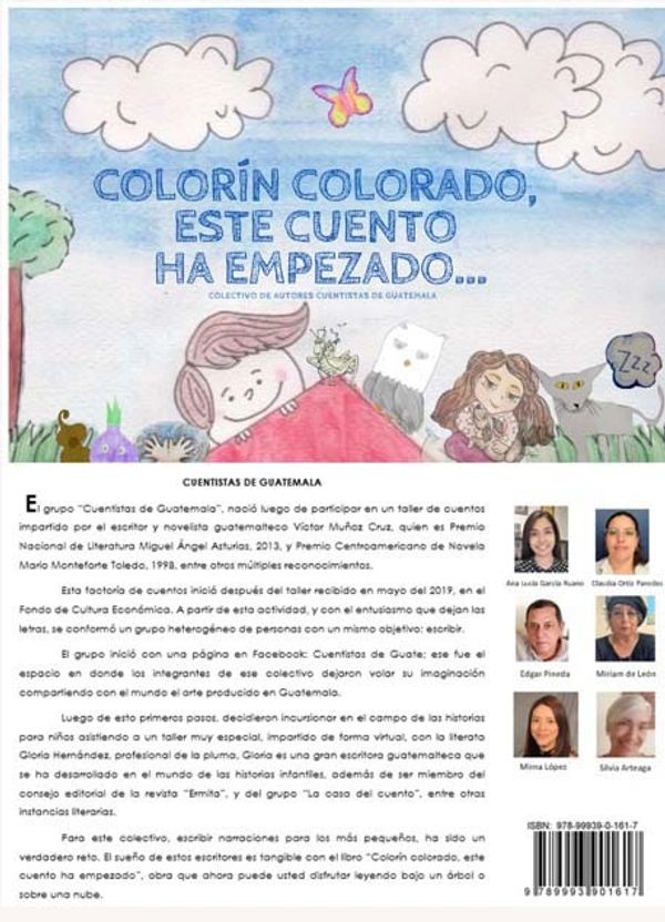 Portada de un libro infantil guatemalteco titulado 'Colorín Colorado, este cuento ha empezado'.