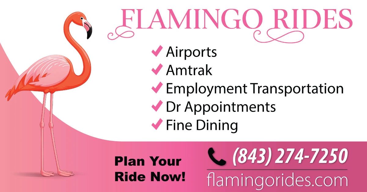 Flamingo Rides Your Premier Ride Anytime, anywhere. Airport, Amtrak, Employment, Dr Appt, Fine Dine.