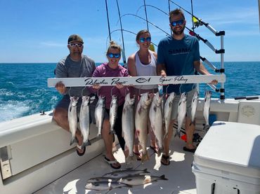 Family Fun with Lake Trout, Coho Salmon and King Salmon during Lake Michigan Charter Fishing Trip