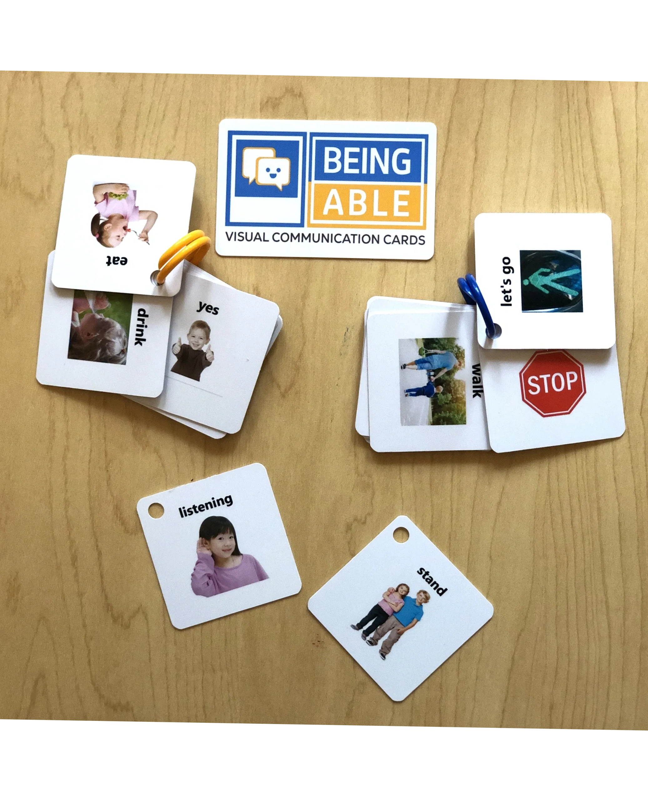 BEING ABLE -Durable Visual Communication Cards Empowering Unique Learners