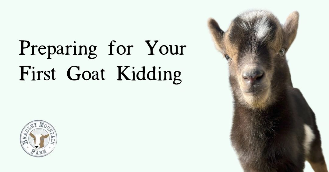 Preparing for Your First Goat Kidding