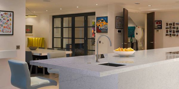 Cararra Engineered Quartz for Kitchen Countertop - Alicante Quartz | AQS