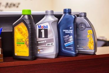 Fuels kept on table