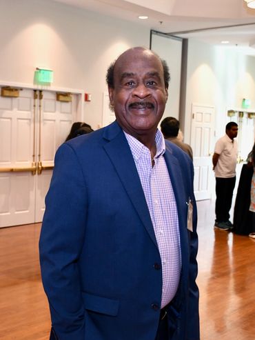 Delegate at the reception for Montgomery Serves Awards