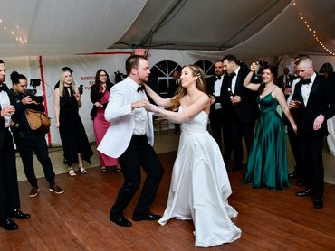 Groom Dancing with His Bride | Leesburg, VA