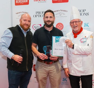 Ben Smith. Bake Bake international winner 2025. 