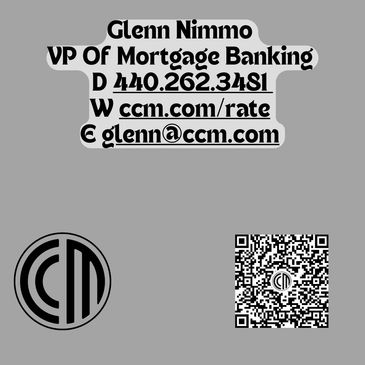  If anyone has needs related to mortgages, please feel free to reach our to Glenn for assistance.