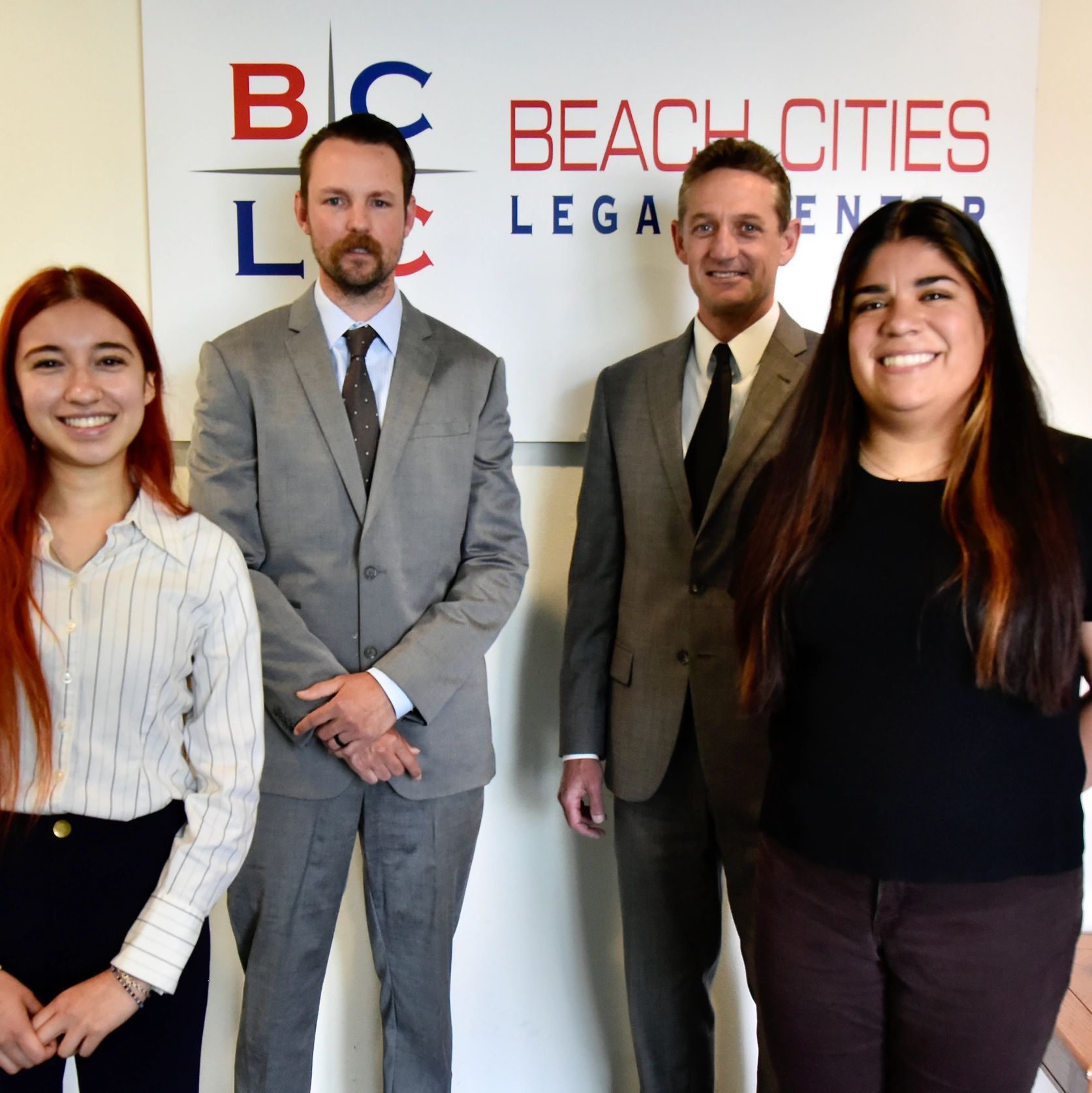 The employees for Beach Cities Legal Center pose for picture