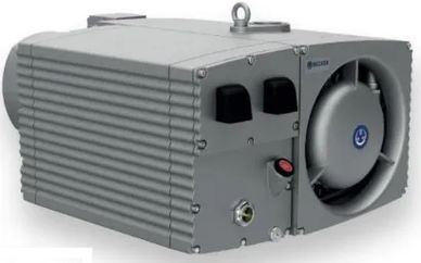 Becker Model U 5.301/0-62XL Rotary Vane Vacuum Pump and Motor.