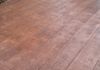 stamped concrete / wood pattern