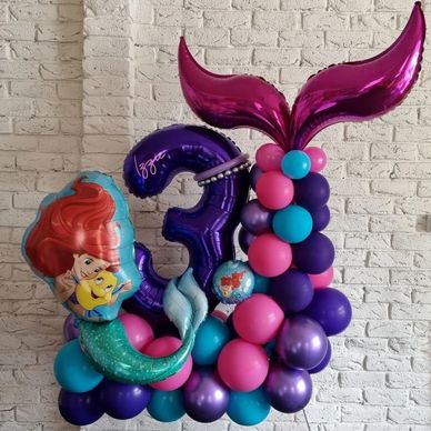 Little mermaid Balloons Melbourne