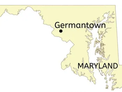 The city of Germantown, Maryland.