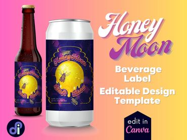 Designed for online sales as design template editable via Canva for consumers.