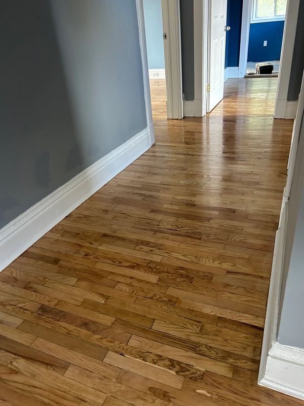 Stained floor | Proficiency Painting | Residential Painter | New Construction Build Painter