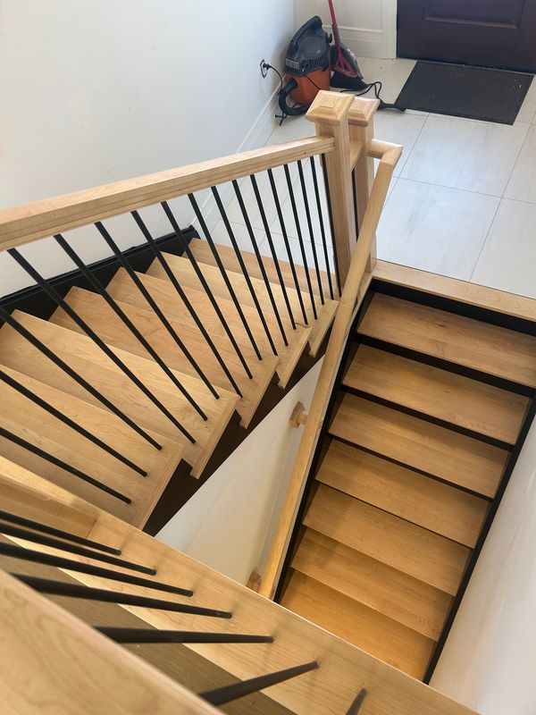 New Build Construction Painter | Interior Residential Painter | Cobourg Painter | Staining Stairs