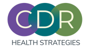 Logo with overlapping circles and 'CDR Health Strategies' text.